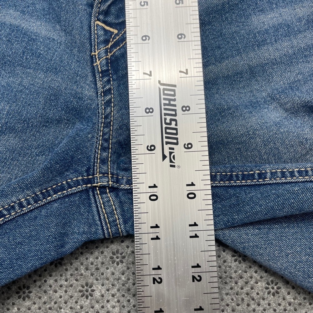NEW True Religion Joey Mid Rise Flare Jeans Neptune Wash Blue Size 29 - W32xL33 - Picture 7 of 12